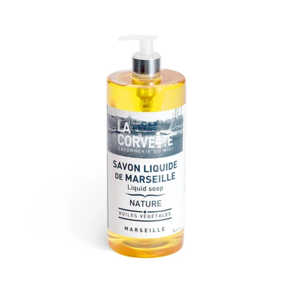 Unscented Liquid Marseille Soap - Nature - Image 4