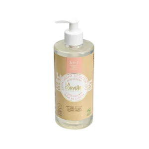 La Corvette 3-in-1 Gentle Organic Cotton Flower Liquid Soap 500ml pump bottle