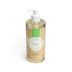 La Corvette 3-in-1 Organic Sweet Almond shampoo and shower care 500ml pump bottle