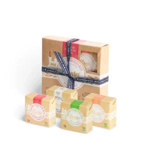 La Corvette Bio Softness Pavés Marseillais Gift Box 4x100g organic soaps