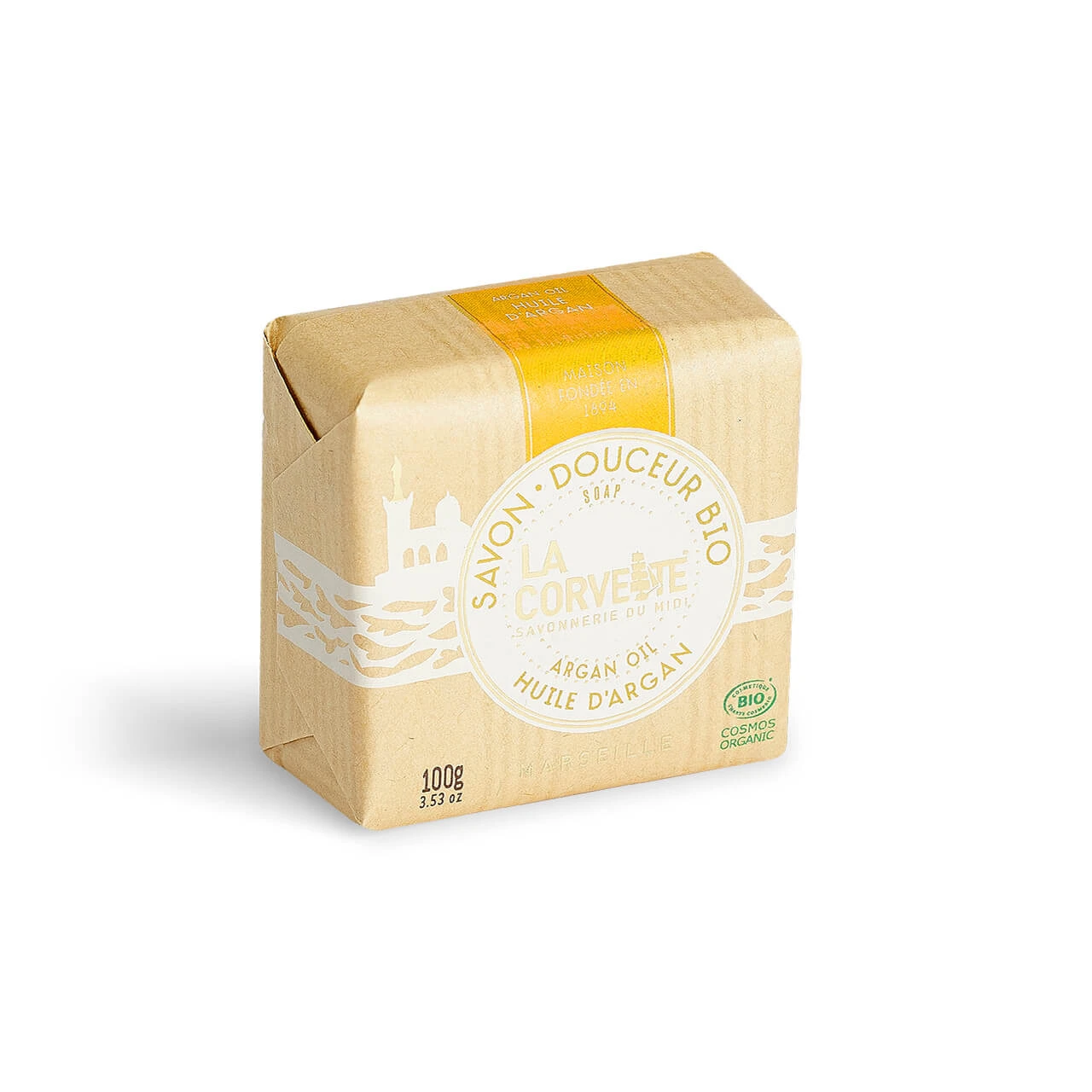 La corvette Argan oil soap Bio - Superfatted - 100g - Image 5