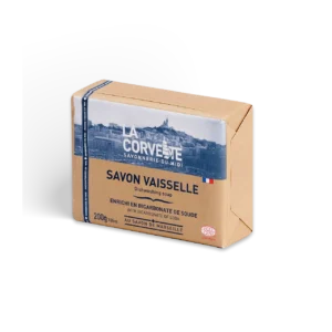 La Corvette ecological dish soap enriched with baking soda and organic aloe vera bottle