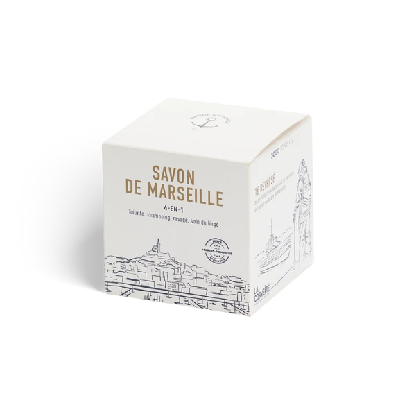 La Corvette Marseille Soap Olive Marins-Pompiers Firefighters 300g cube