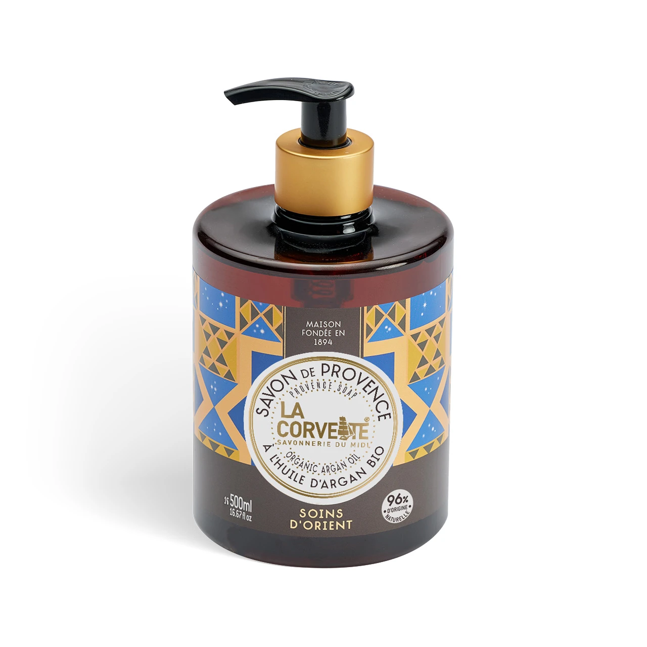La corvette Oriental Care liquid soap 500ml pump bottle